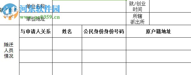 武漢申報戶口登記表 2017.05.19 官方版