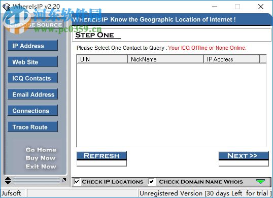 郵件IP追蹤工具(WhereIsIP) 附使用教程 2.20 官方版