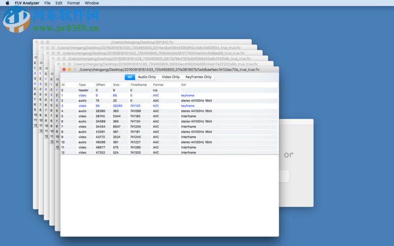 FLV Viewer for Mac（FLV文件分析查看工具） 1.1