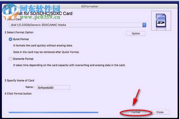 SDFormatter for Mac（sd卡修復(fù)工具） 4.0