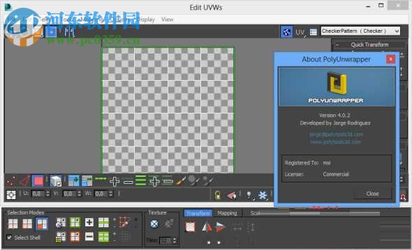 UV貼圖修改插件(PolyUnwrapper) 4.2.9 最新中文版