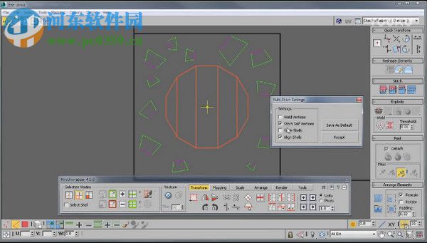 UV貼圖修改插件(PolyUnwrapper) 4.2.9 最新中文版