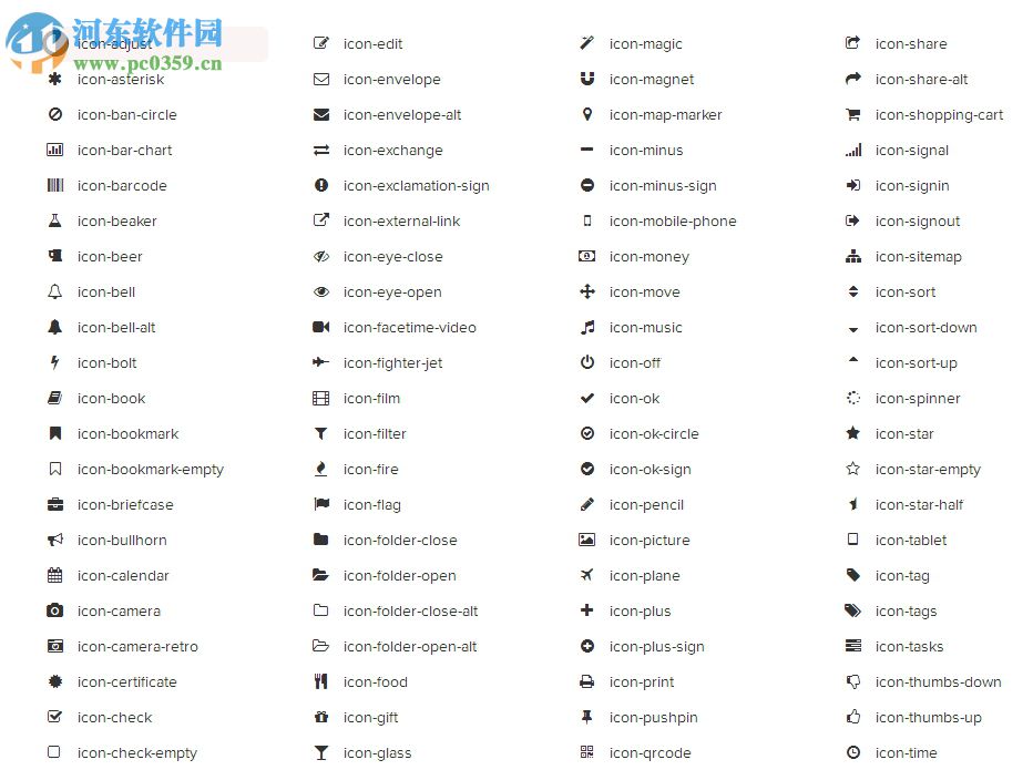 Font Awesome(CSS字體圖標(biāo)插件) 4.7.0 官方版