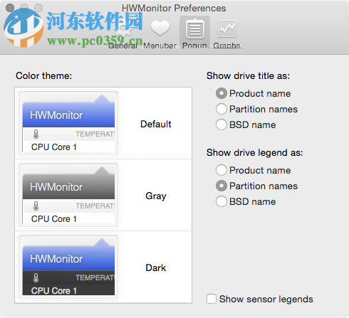 hwmonitor for mac(CPU檢測(cè)軟件) 6.1.1188 漢化版