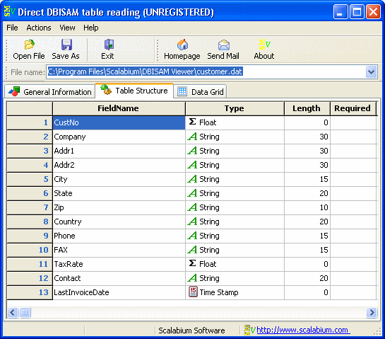 DBISAM Viewer下載(DBISAM表察看) 2.25 免費版