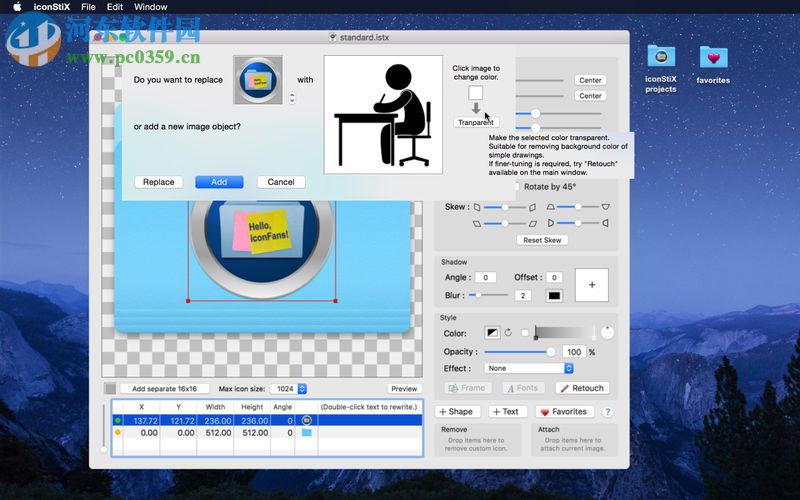 iconStiX For mac版 3.6 官方版