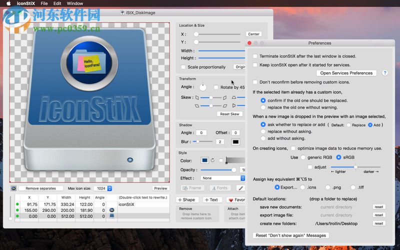 iconStiX For mac版 3.6 官方版