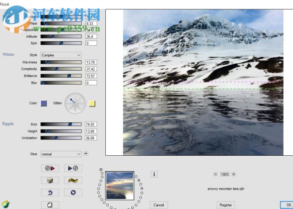 PS水波紋倒影插件Flaming Pear Flood 2.0.5 免費版