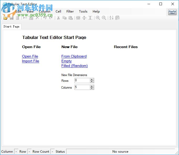 Tabular Text Editor(CSV編輯軟件) 1.3.4300 官方版