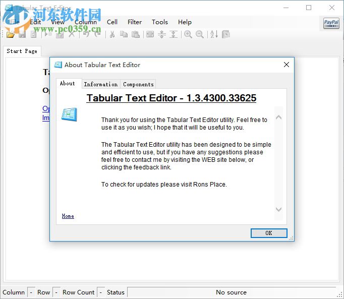 Tabular Text Editor(CSV編輯軟件) 1.3.4300 官方版