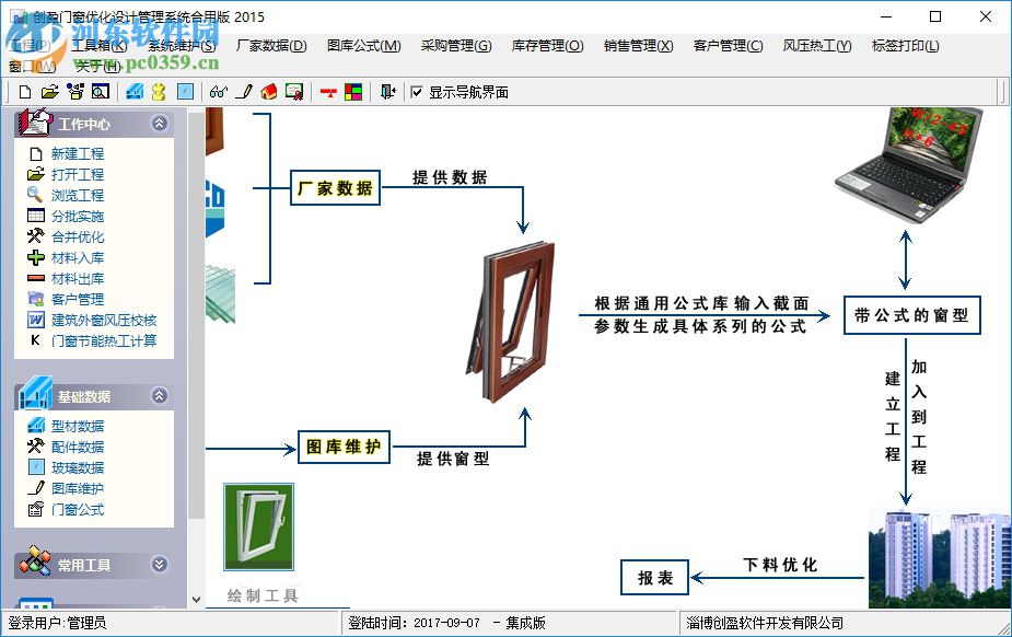 創(chuàng)盈門(mén)窗優(yōu)化設(shè)計(jì)管理系統(tǒng) 2015 官方版