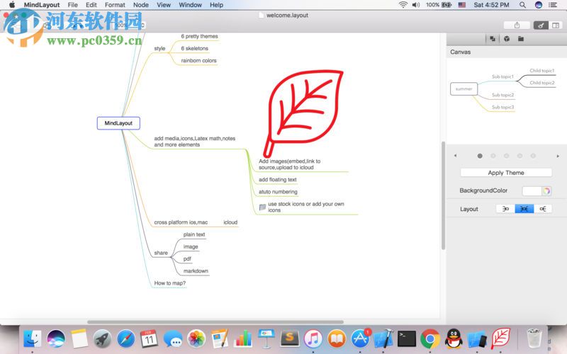 MindLayout for Mac(思維導(dǎo)圖軟件) 3.0 免費(fèi)版