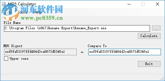 MD5 Calculator(MD5計算器) 1.0 官方版