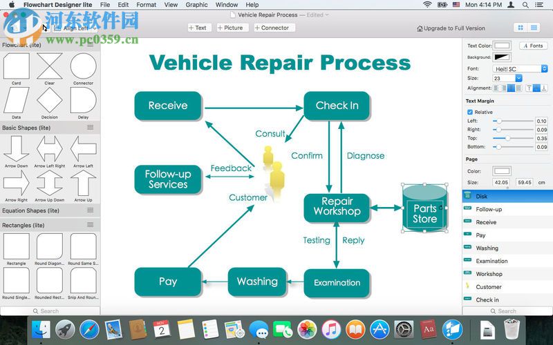 流程圖編輯器 for mac 3.2.9 免費版