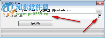 csv大文件打開(kāi)器(split csv file) 3.0 綠色免費(fèi)版