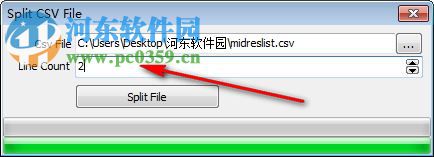 csv大文件打開(kāi)器(split csv file) 3.0 綠色免費(fèi)版