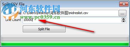 csv大文件打開(kāi)器(split csv file) 3.0 綠色免費(fèi)版