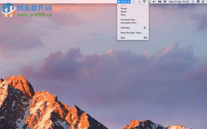 NuClear Ticker for mac(計(jì)時(shí)器軟件) 1.0 免費(fèi)版