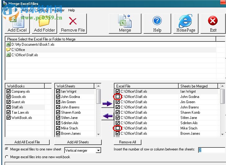 Merge Excel Files(Excel文件合并) 14.9.1 免費(fèi)綠色版