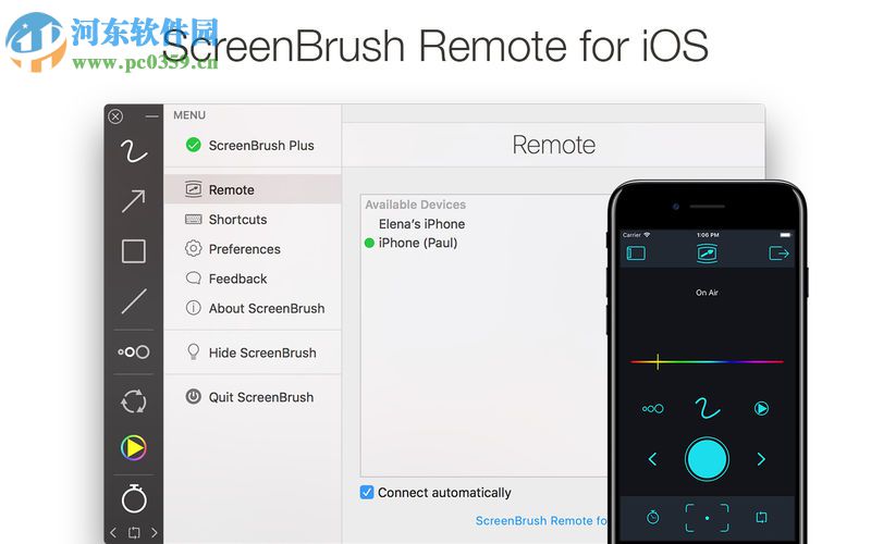 ScreenBrush for mac(ios投屏軟件) 1.0.1 官方版