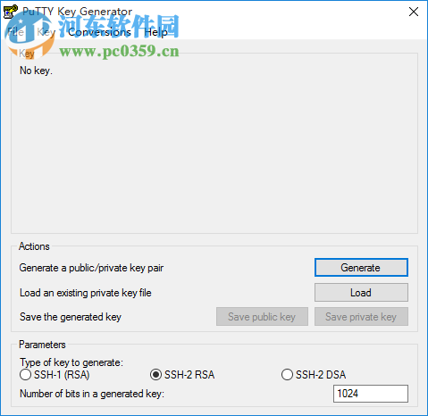 PuTTYGen(密鑰生成工具) 0.68 官方版