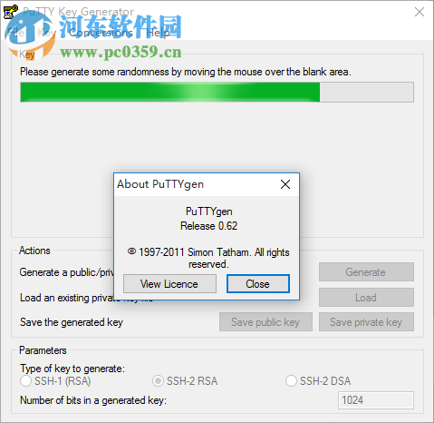 PuTTYGen(密鑰生成工具) 0.68 官方版