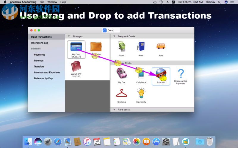 oneClick Accounting for mac(財(cái)務(wù)管理軟件) 1.0 免費(fèi)版