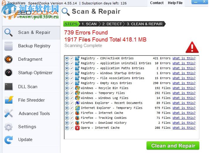 SpeedZooka(注冊表清理工具) 4.6 免費(fèi)版