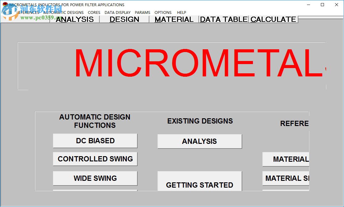 MICROMETALS(電感設(shè)計軟件) 1.1 綠色版