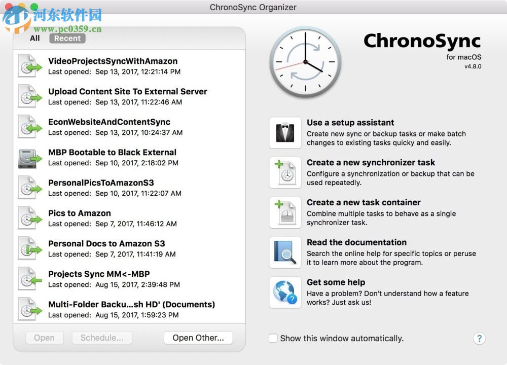 ChronoSync for mac(數(shù)據(jù)備份工具) 4.8.2 官方版