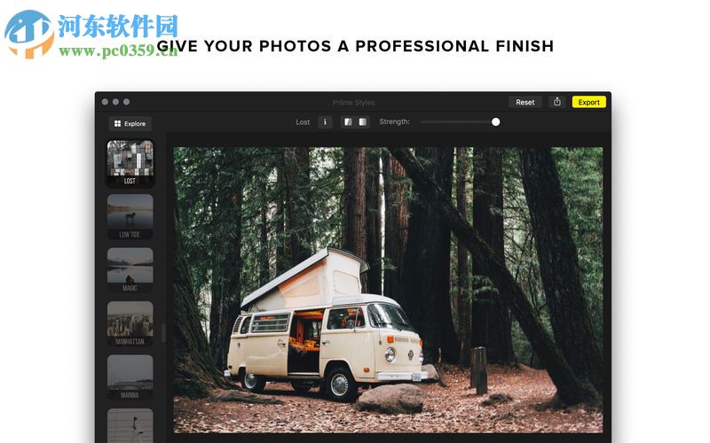 priime styles for mac(照片處理軟件) 1.5 官方版