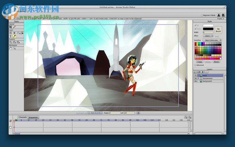 Anime Studio Debut 11 for mac(2d動畫制作軟件) 11.2.0 官方版