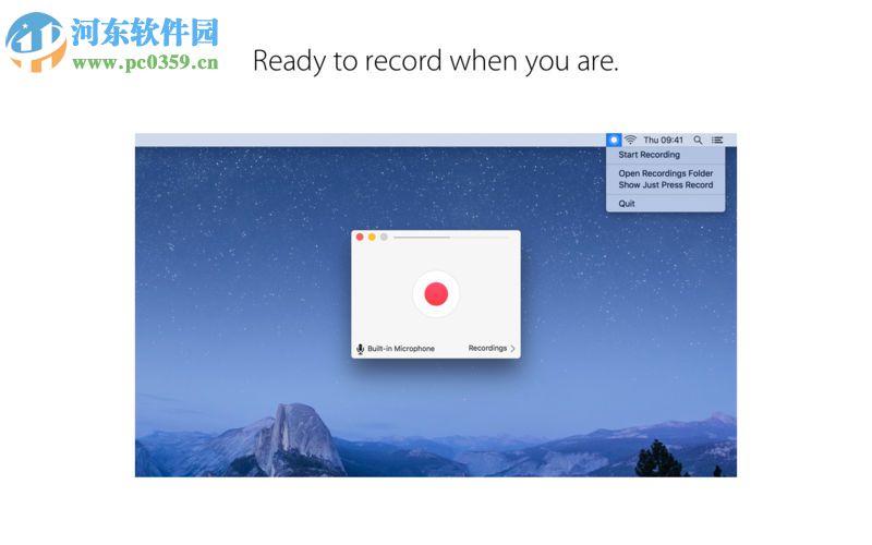 Just Press Record for mac(錄音軟件) 1.5 免費版