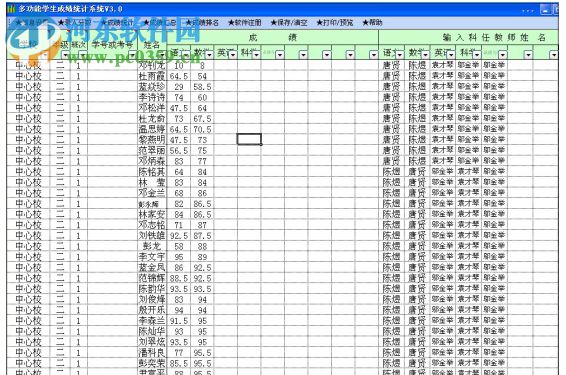 多功能學生成績統(tǒng)計系統(tǒng)下載 5.0 綠色版