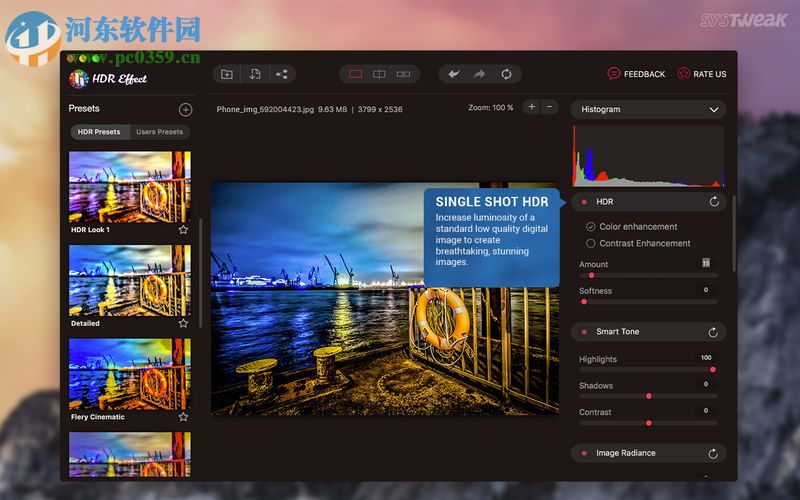 HDR Effect for Mac下載(圖像處理軟件) 1.4 官方版