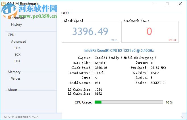 CPU-M Benchmark(CPU性能測評軟件) 1.4 正式版