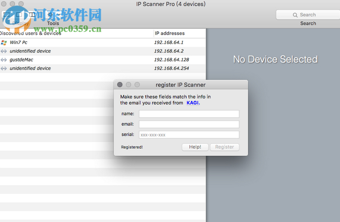 ip scanner mac版下載(局域網(wǎng)ip掃描軟件) 3.63 免費版