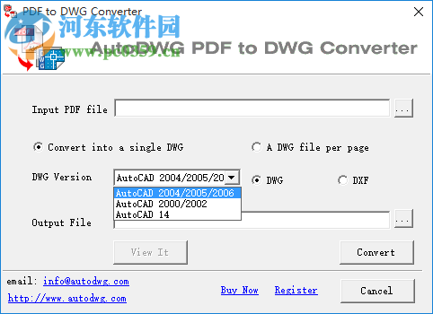 autodwg pdf to dwg converter(pdf轉(zhuǎn)dwg工具) 3.2.2.3 破解版