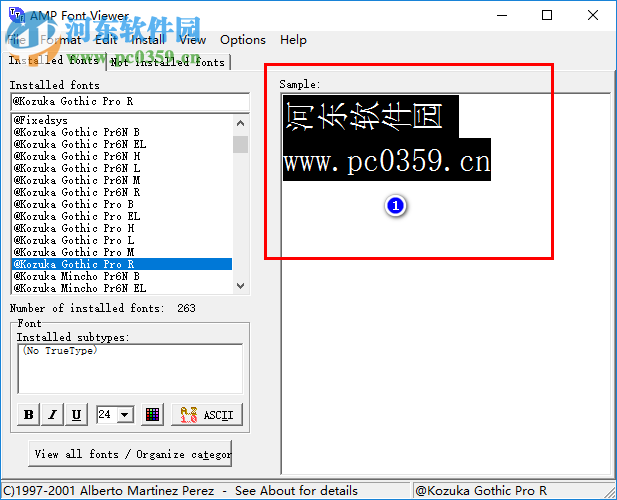 FontViewer(字體預(yù)覽器) 3.0 中文版