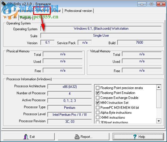 CPUInfo(CPU測試工具) 2.0.1.391 綠色版