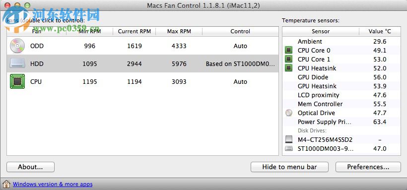 macs fan control mac版下載(溫度監(jiān)控軟件) 1.4.9 免費(fèi)版