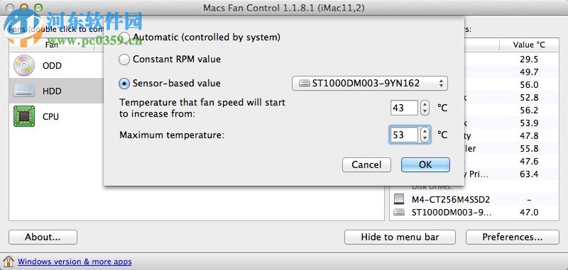 macs fan control mac版下載(溫度監(jiān)控軟件) 1.4.9 免費(fèi)版