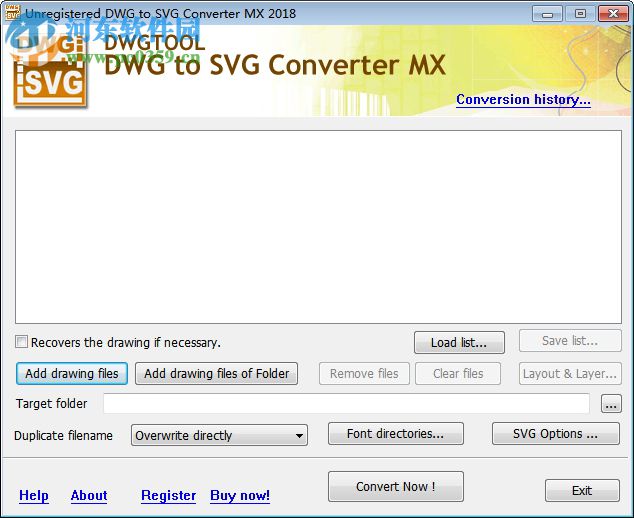 DWG to SVG Converter MX 2018(dwg轉(zhuǎn)svg工具) 6.5.1.116 官方版