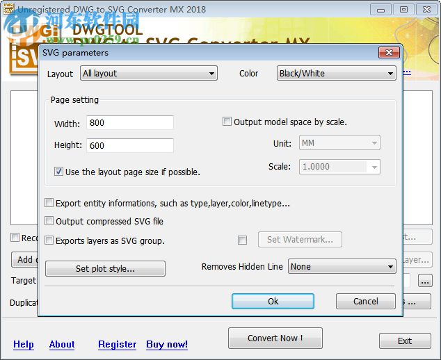 DWG to SVG Converter MX 2018(dwg轉(zhuǎn)svg工具) 6.5.1.116 官方版