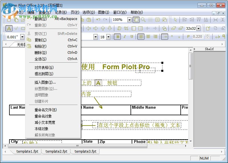 Form Pilot Office漢化版下載(表格掃描打印軟件) 2.1 破解版