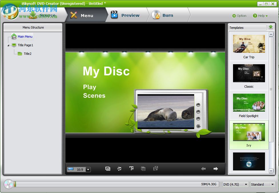 DVD編輯創(chuàng)建工具(iSkysoft DVD Creator)