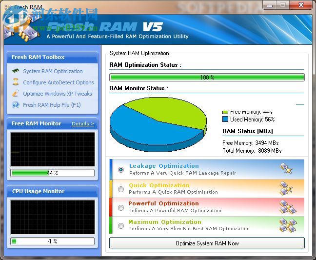 Fresh RAM(內(nèi)存釋放工具) 4.0 官方版