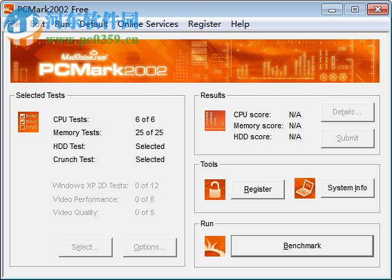 PCMark2002(3D顯卡測(cè)試工具) 2.2 官方版