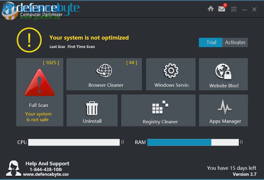 Defencebyte(計(jì)算機(jī)性能優(yōu)化工具) 3.7 免費(fèi)版