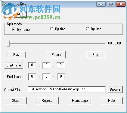 AC3 Splitter下載(AC3文件分割工具) 1.1 免費(fèi)版